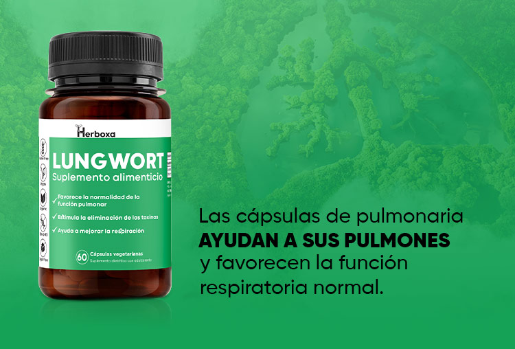 Herboxa Lungwort | Suplemento para la salud pulmonar